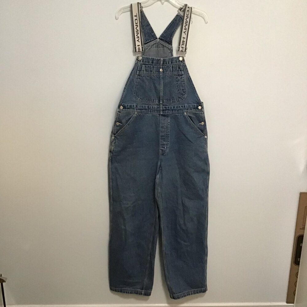 Vintage Tommy Hilfiger Denim Overall Dungarees Size L